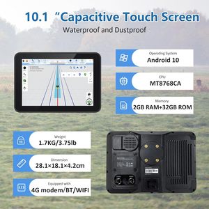 ระบบนำทางอัตโนมัติด้วย GPS เกรดอุตสาหกรรม ความแม่นยำ 2.5 ซม. ฐาน RTK ความแม่นยำ 10 ซม. ระบบ PPP RTK แบบ ODM ปรับแต่งได้ พร้อมระบบ AB Line Pivot และ U-Turn Mod - Product Image 2