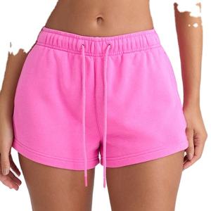 Wholesale Price Custom Logo New Fashion <b>Women's</b> <b>Sweat</b> <b>Shorts</b> 100% Polyester Satin Breathable Elastic High Colored Waterproof - Product Image 1