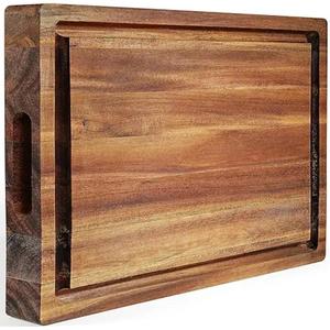 Grandes planches de Charcuterie en bois d'acacia de haute qualité blocs à découper en bois Rectangle personnalisés outils de cuisine planches de service - Product Image 5