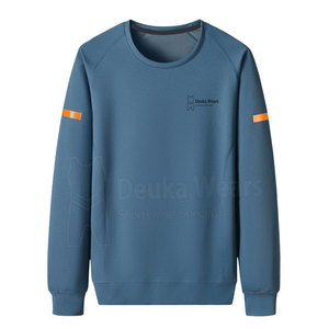 Sudaderas con capucha de manga larga personalizables con logo impreso, MOQ bajo, 100% algodón, para hombre, cuello redondo, para uso casual. - Product Image 1