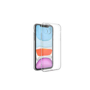 Coque en silicone transparente pour iPhone 11, protection de l'appareil photo, Netzy SAFA, coque arrière de protection premium avec un design élégant INS - Product Image 1