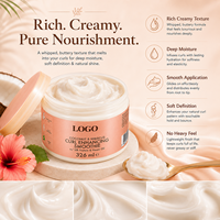Crema Definidora de Rizos Naturales con Proteína de Seda y Aceite de Neem, Antiencrespamiento, para Cabello Rizado