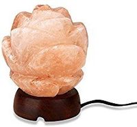 Lampe de sel de l'Himalaya sculptée en forme de mini-étoile élégante, en matériau organique, au toucher réel, style imitation antique moderne, ioniseur ultime pour la maison