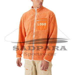 Fleece <b>Sherpa</b> Cotton <b>Jacket</b> <b>Men's</b> <b>Jackets</b> Zipper Closure Winter Warm Heavyweight Designer Shearling Outdoor <b>Men's</b> <b>Jackets</b> - Product Image 1