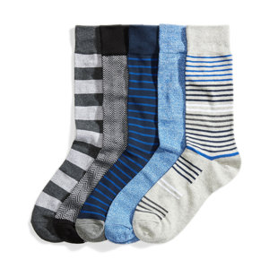 Calcetines de vestir estampados cómodos para hombres de alta calidad, calcetines largos transpirables de algodón peinado para Unisex - Product Image 4