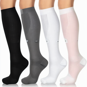 Wholesale OEM Designer Jacquard Knitted Letter Cotton Luxury Crew Fleece Athletic Striped Unisex Custom Logo Sports <b>Men</b> <b>Socks</b> - Product Image 6