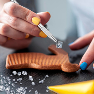 Customized Claw Grabber Pickup <b>Tool</b> <b>Tool</b> Diamond Claw Tweezers Pliers Grips Ball <b>Tools</b> Anti-rust Easy Grip Jewelry Stone Picker - Product Image 4