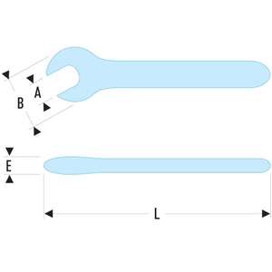 Llaves de Boca Abierta Aisladas de 1000 Voltios de la Serie VSE de Facom - Product Image 2
