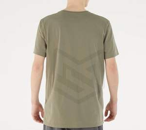 Camisas de calle informales de secado rápido de talla grande de microfibra de manga corta con hombros caídos y estampado personalizado para hombre al por mayor - Product Image 5