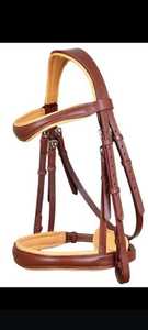 Durable Leather Horse <b>Halter</b> with Soft Padded Noseband Comfortable Neck Fit Premium Alloy Hardware for Riding and Training - Product Image 5