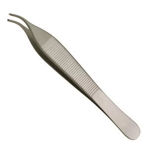 Pinzas Quirúrgicas Adson para Tejidos, Pinzas Adson Curvas de Acero Inoxidable para Tejidos - Product Image 1