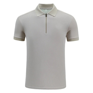 Camisa Polo de Alta Calidad para Hombre con Cierre, Estilo Deportivo de Secado Rápido, Cuello Camisero, Mangas Cortas, Estilo Casual de Negocios a la Moda - Product Image 3