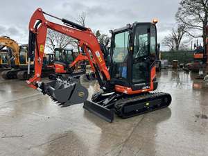 Miniexcavadora Compacta Kubota U27-4 con Motor Diésel de 2.7T |   Excavadora Kubota U27-4 de Giro Cero, 2.7T, Compacta, Hidráulica - Product Image 4