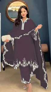 Artridhs helia ชุดคอลเล็คชั่นผ้าฝ้ายลายพื้นเมืองปากีสถานสำหรับผู้หญิงพิมพ์ลายแฟนซี - Product Image 2