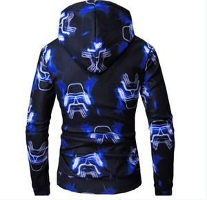 เสื้อฮู้ดพิมพ์ซับลิเมชันของผู้ชายดีไซน์ใหม่ล่าสุด2024 - Product Image 2