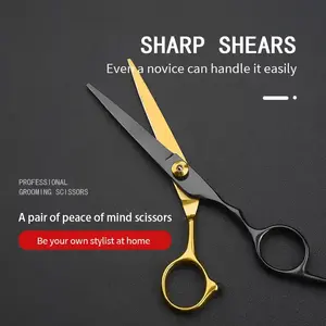 Tijeras de peluquería Kit de corte de pelo profesional para el hogar Tijeras de adelgazamiento de peluquero Tijeras de peluquería - Product Image 3