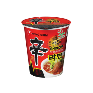 บะหมี่กึ่งสำเร็จรูป นงชิม ชินรามยอน แบบถ้วย 6 ซอง รสทอด - Product Image 1