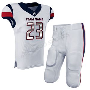 Uniforme de football américain personnalisé, best-seller, design personnalisé, 100% polyester, vêtements de sport à séchage rapide, maillot et pantalon de football américain - Product Image 4