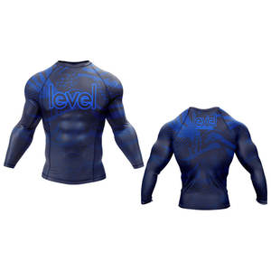 Rashguard léger en nylon à manches longues pour hommes, respirant, écologique, vêtements de sport performants, logo personnalisé pour MMA Pakistan - Product Image 1