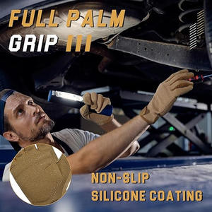 ถุงมือทำงานนิรภัยแบบระบายอากาศ ป้องกันการสั่นสะเทือน ทนแรงกระแทก มองเห็นได้ชัดเจน สำหรับช่างยนต์  พร้อมโลโก้สั่งทำ สะท้อนแสง นุ่มสบาย ใช้ในงานจราจร - Product Image 2