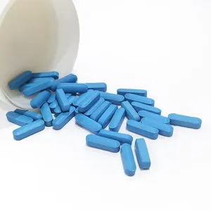 Vente en gros de comprimés à base de plantes de 500 mg, haute pureté, Maca et Épimède, pilules bleues pour le soutien de la santé sexuelle (ED) - Product Image 1