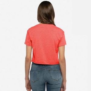 Next Level <b>Womens</b> Ideal Crop Tee Wholesale <b>Women's</b> Crop <b>Top</b> <b>Compression</b> Athletic Short Sleeve Blank Private Label <b>Women</b> Crop <b>Top</b> - Product Image 5