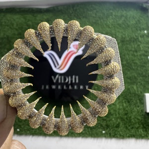 Luxury Mechanical Moissanite Smart <b>Glass</b> Watch Diamond Tester Iced Stainless Steel Bezel Rapper <b>Men's</b> Vvs Diamond - Product Image 5