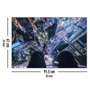 Póster de pared en lienzo de On the Edge of Times Square - Product Image 4