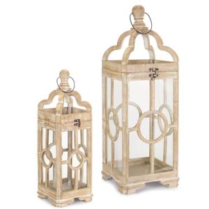 Linterna de madera de alta calidad hecha a mano diseñador al por mayor portavelas forma personalizada lujo nueva linterna de madera - Product Image 3