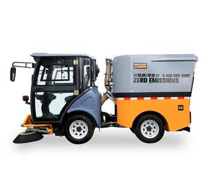 Balayeuse mécanique électrique pure pour le nettoyage des déchets routiers, balayeuse de rue - Product Image 3