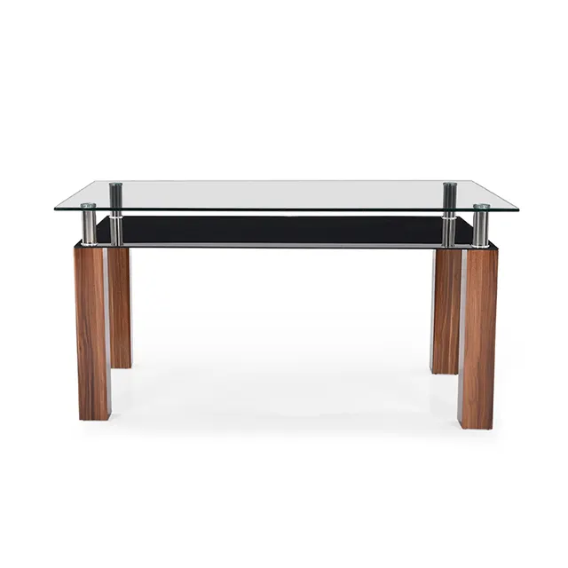 LEXUS GLASS DINING TABLE 6 SEATER