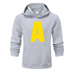 Sudadera con capucha de 100% algodón y 500 GSM para hombre, sudadera gruesa con hombros caídos y logotipo impreso personalizado para invierno - Product Image 3