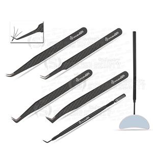 Extensions de cils Pince à épiler Haute qualité Prise confortable Facile à utiliser Pince à cils fermée de précision Pince à épiler faux cils - Product Image 1