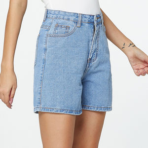 Nuevos pantalones cortos de mezclilla hechos a medida para mujer, pantalones cortos de mezclilla ajustables y transpirables de algodón 100 por ciento de alta calidad - Product Image 3