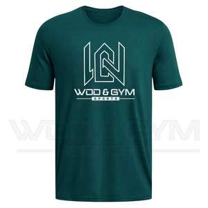 เสื้อยืดแห้งเร็วสำหรับผู้ชายเสื้อยืดผ้าฝ้ายโพลีเอสเตอร์สำหรับผู้ชายเสื้อแบบสตรีทแวร์ - Product Image 1