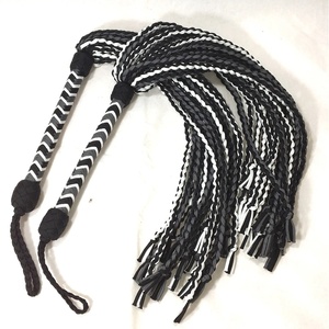 JEXMOO Fouets en cuir faits main personnalisés, outils artisanaux, multicolores, nouveauté, 2 ensembles d'équipements de bondage pour adultes, international - Product Image 5