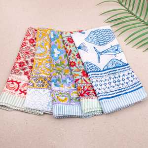 Pañuelos de Algodón Hechos a Mano, Pañuelo para el Cuello, Pañuelo para el Cabello de Playa, Regalo Ecológico - Product Image 2