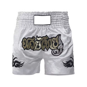 Short de combat léger MMA Stretch bidirectionnel Confortable Respirant Muay Thai Logo personnalisé Conception Arts martiaux Porter THT PORTE - Product Image 1