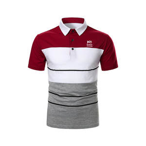 2025 New Arrival High Quality Men's Casual for Polo <b>Shirt</b> Breathable Knitted Fabric with Solid Pattern Design - Product Image 1