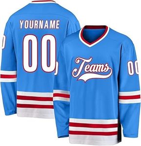 Conjunto personalizado de uniforme de hockey 2025 Impresión a todo color de tela transpirable para tiendas de clubes deportivos o pedidos de equipos - Product Image 1