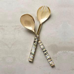 MOP Poignée En Acier Inoxydable Pâtes Cuillère De Service argent Fourchette À Pâtes Spaghetti Serveur Passoire Cuillère De Service - Product Image 6