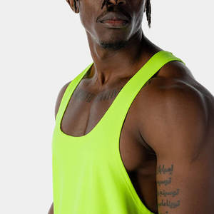 Personnalisé Musculation Athlétique Stringer Muscle Workout Gym Hommes Stringer Gym porter blanc gym hommes Stringer - Product Image 6