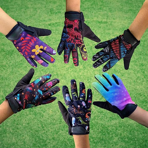 Wholesale Sports Breathable genuine leather Full Finger racing Cycling Protection Motorbike Gloves - Product Image 4