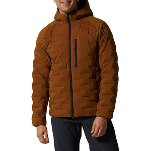 Nouvelle veste matelassée de haute qualité personnalisée pour hommes, design matelassé haut de gamme, vestes d'hiver pour hommes à capuche avec fermeture éclair - Product Image 1