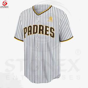 Vêtements de sport unisexes pour baseball et softball, respirants, grandes tailles, logo personnalisé, sublimation, maillot d'entraînement de baseball, vente flash - Product Image 5