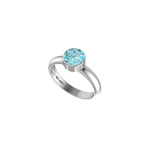 Anillo de Compromiso de Plata de Ley 925 con Engaste de Bisel, Corte Moissanite, Forma de Pera Ovalada, Clásico, para Bodas, Fiestas, Moderno, Unisex - Product Image 4