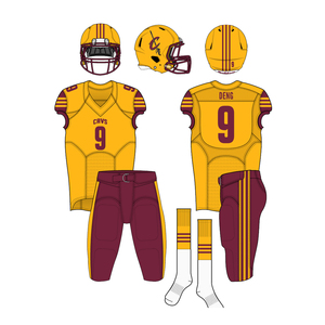 Uniformes de football pour jeunes personnalisés de haute qualité taille XL ensemble de maillots de football américain sublimés avec logo brodé personnalisé - Product Image 2