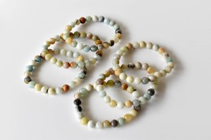 Top Quality <b>Healing</b> 7.5in Multi Amazonite Round Gemstone Hand Beaded <b>Bracelet</b> From Trusted Supplier - Product Image 2