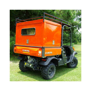 Chariot utilitaire RTV 4x4 construit pour une utilisation agricole et industrielle avec lit de décharge, capacité de charge utile lourde et construction à ossature en acier - Product Image 6