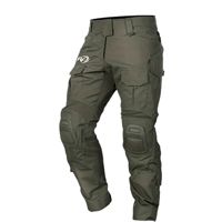 Celana Kargo Taktis Unisex Warna Hijau Zaitun Anti Air Bahan Oxford Regular Fit Dilengkapi Pelindung Lutut Model Tarik Musim Gugur